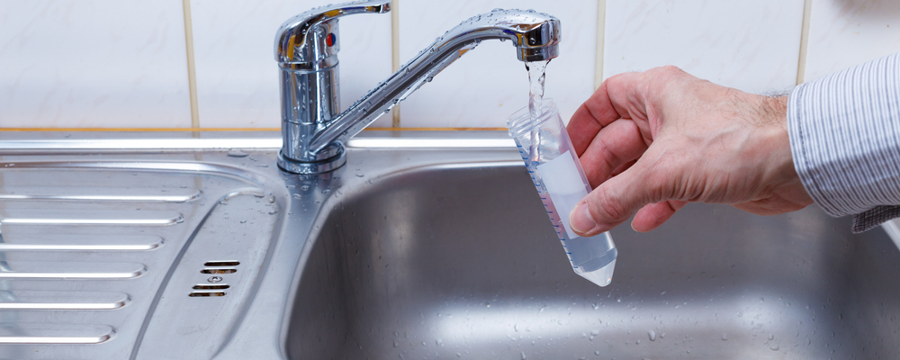 Drinking,Water,In,The,Test,Tube,For,Chemical,And,Microbiological Water testing
